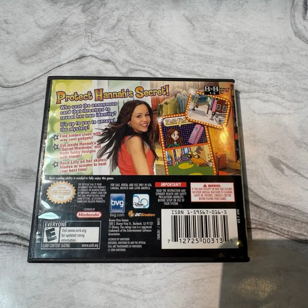Hannah Montana DS Game